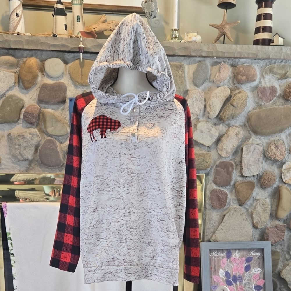Buffalo Bills Plaid Hoodie